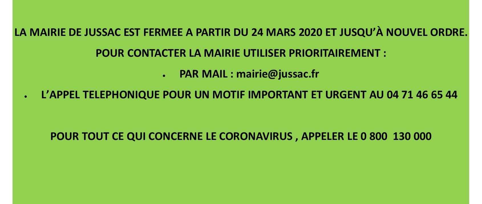 Fermeture mairie 1