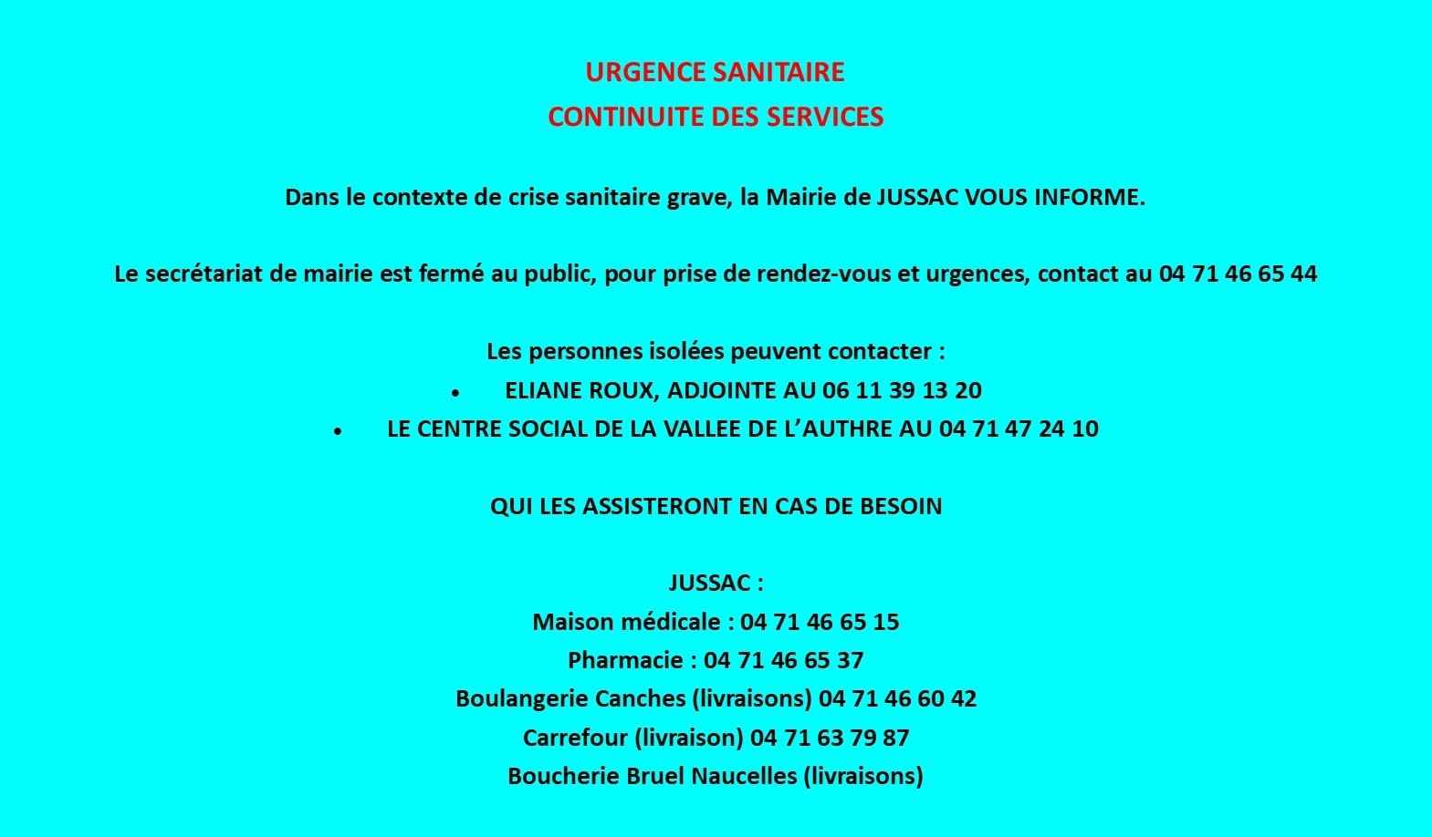 Crise sanitaire